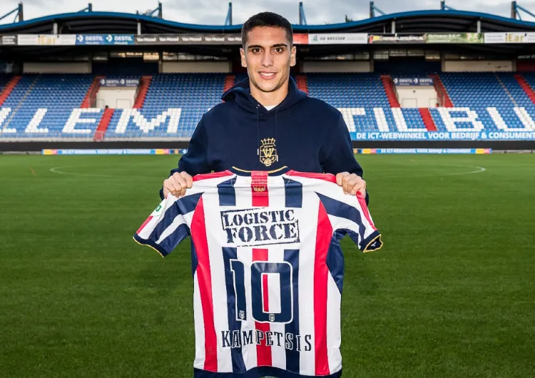 Argyris Kampetsis op huurbasis naar Willem II